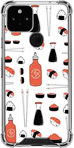 Skinit Clear Phone Case Compatible with Google Pixel 5 - Sushi Foodie Design