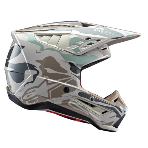 Alpinestars Motocross-Helm S-M5 Grau Gr. M