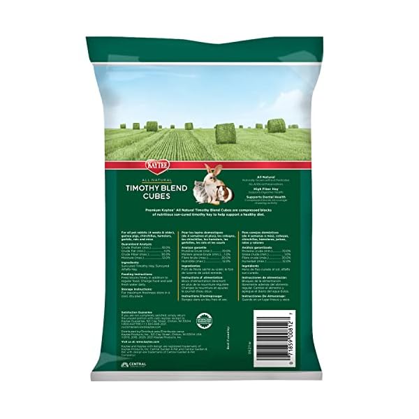 Kaytee timothy hay blend cubes 1 pound - image 3