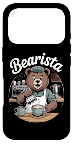 Bearista Bear Funny Coffee �X�}�z�P�[�X iPhone 17 Pro �p