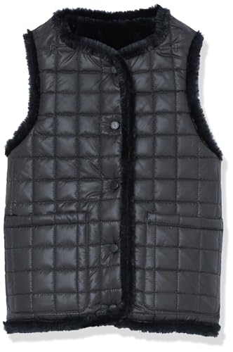 URBAN REPUBLIC Girls Reversible Faux Fur Vest