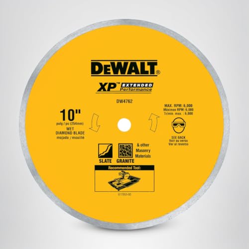 DEWALT 10-Inch Porcelain Diamond Blade