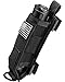 Viperade Flashlight Holster, Tactical MOLLE Durable Nylon Pouch Holster Carry Case, D Hang Ring Design Can be Connected to the Keychain, Quick Pull Design, Wide Range of Applications (Black)