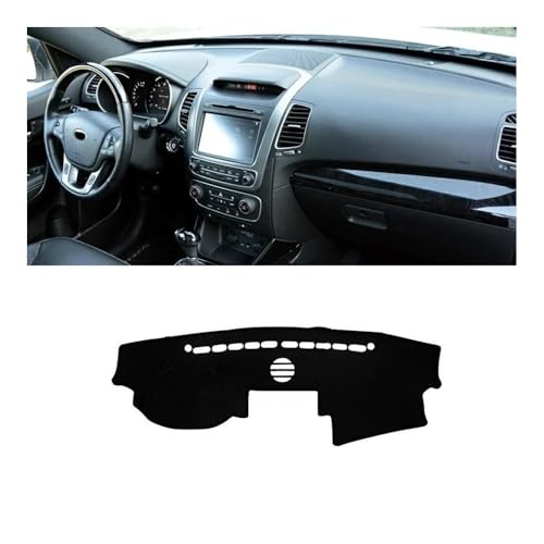 Tapis de tableau de bord Kia Sorento 2013-2014 pour supprimer les reflets du pare-brise