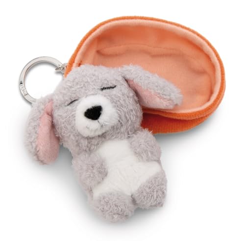 Schlüsselanhänger Sleeping Pets Hund Pudel grau