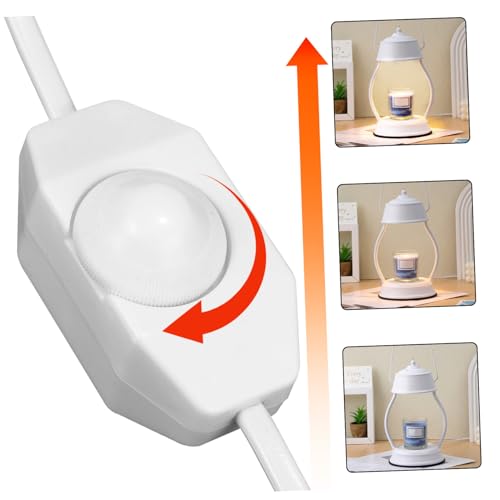 Cabilock Warm lamp Decorate lamp Candle Warmer Candle Light Candle Melting lamp Warmer Candle lamp Warmer Decor Candle Candle lamp Warmer with Bulb Ornaments Metal Candle jar