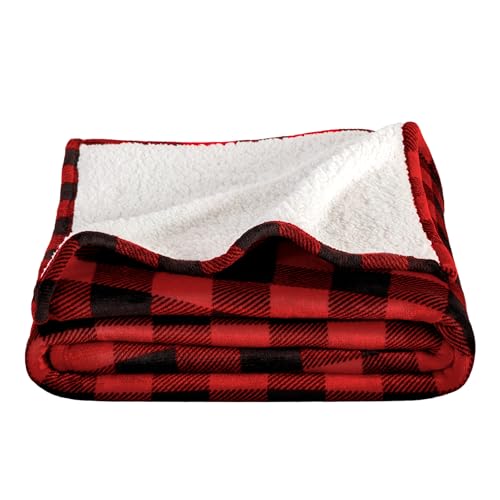 Bare Home Sherpa Fleece Blanket - Full/Queen Size...