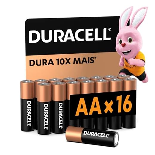 Pilha Alcalina AA Pequena DURACELL Com 16 Unidades