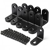🔩【Dimensions précises】Chaque cornière métallique à 90 degrés mesure 30 x 30 x 16 mm avec un trou de 5 mm, parfaitement adaptée pour un ajustement précis sur vos meubles. Les trous fraisés garantissent que les vis ne dépassent pas, préservant l'esthétique de vos créations.