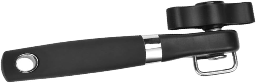 Mobestech Stainless Steel Manual Can Opener Smooth Edge Handheld Bottle Opener Tool for and Easy to Use for Cans and Bottles