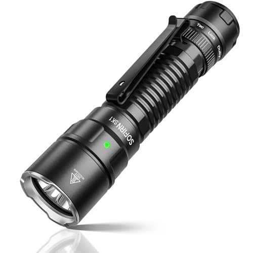 Sofirn SK1 Tactical Long Throw Flashlight, 1571 FT...