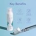 Smileactives Teeth Whitening Gel for Toothpaste with Clinical-Grade Hydrogen Peroxide, Tooth Stain Remover for White Teeth, Dentist Quality Pro Whitening Gel to Remove Coffee Stains, 2 oz Bottle