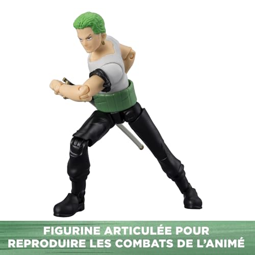 BANDAI - Ultimate Legends - Figurine d'action One Piece 12 cm - Roronoa Zoro - Licence Officielle One Piece - Figurine articulée Zoro - Jouet Enfant 4 Ans et + - VE91032