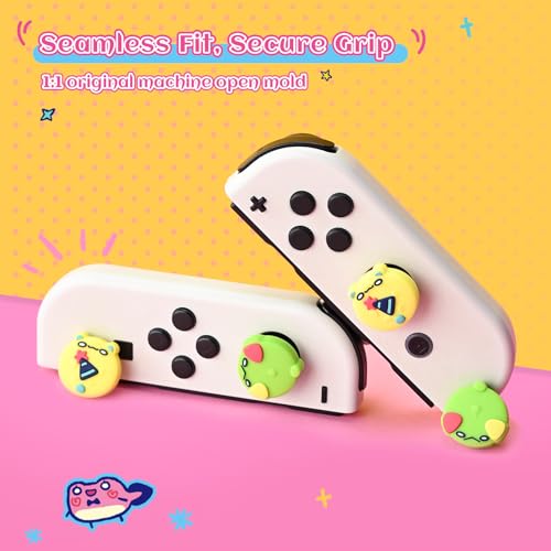 Image of GeekShare Joycon Thumb Grip Caps, Silicone Analog Cover Thumbstick Grips for Switch, Compatible with Nintendo Switch /OLED /Switch Lite, LAFI Legion