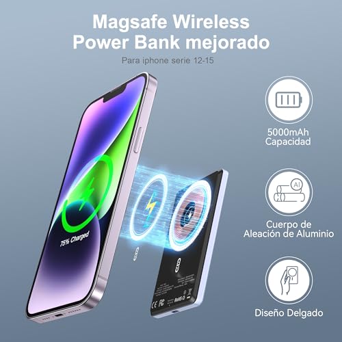 Power Bank Magnética NOHON