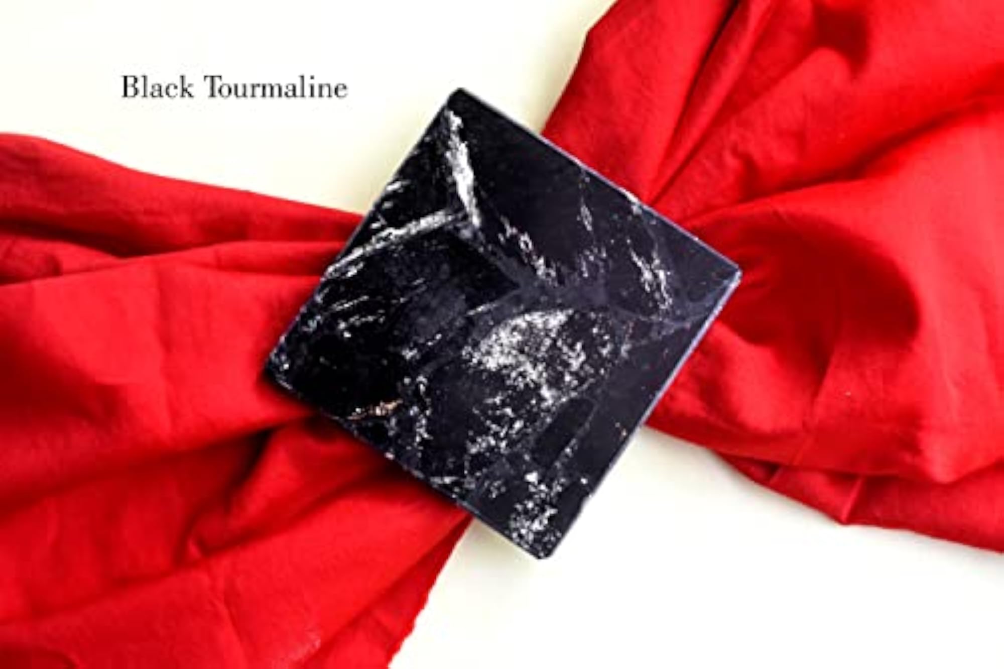 Tourmaline Crystal Stone Table Coasters Set for Mugs