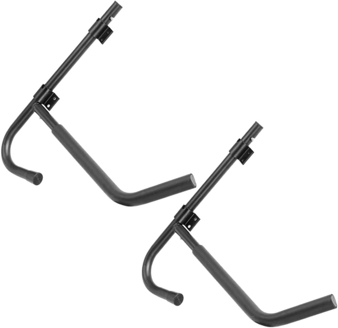 2sets Wall Mounted Kayak Storage Hooks Heavy Duty Metal Hangers for Indoor Use Easy to Install Kayak Holders for Canoes and Surfboards Space-Saving Design