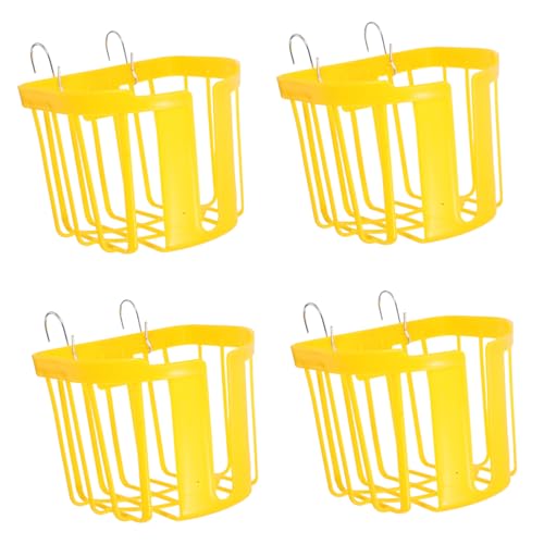 GALPADA 4stücke Pflanzenkorb Aus Kunststoff Wandhängender Blumentopf Für Garten Und Balkon Hängeampel Für Innenbereich Geländerkorb Für Farnpflanzen Und Orchideenzubehör Vielseitig Einsetz