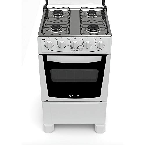 Fogão 4 Bocas Atlas Mônaco Plus Acendimento Automático Branco
