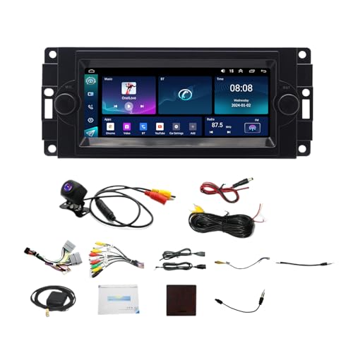 LIXSAZSE ABS Android 13 232G Jeu de Voiture Jeu de Voiture Navigation multimédia Android Bluetooth caméra Sauvegarde Installation Facile précise