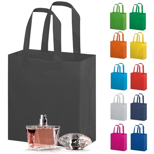 [ SPAZIOSE E ROBUSTE ] Le nostre borse offrono spazio sufficiente per gli acquisti e sono progettate per resistere a un uso quotidiano. Sono dotate di manici resistenti per un trasporto comodo.