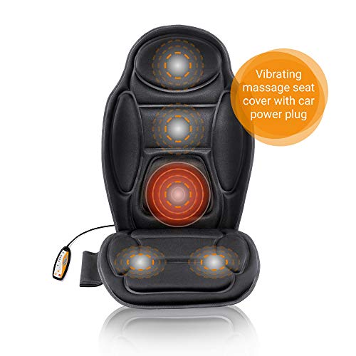 medisana MCH Massagesitzauflage, Vibrationsmassageauflage, 5 Massageprogramme, Sitzauflage für Schultern, Rücken, Taille und Oberschenkel - Sitzheizung mit Wärmefunktion - Image 5