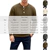 Suéter Henley de Pana para Hombre Xiaojmake, Casual, con Botones, Cuello Redondo, Texturizado 8