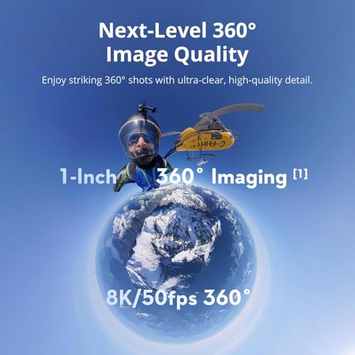 DJI Osmo 360 Vortex Combo, 360 Action Camera with 1-Inch 360° Imaging, Native 8K 360° Video, 4K/120fps & 170° Boost Vide - Additional View
