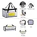 IANDAIROK 3PCS Lipo Battery Safe Bag Fireproof Charging Bag for RC Lipo Battery Pack Storage Charging Transport, Home Office Travel Lipo Safe Storage Pouch