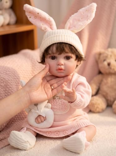 Muñeca Reborn de Vinilo Realista 50 cm miniatura 5
