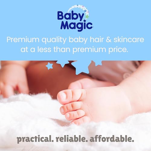 Image of Baby Magic Creamy Baby Oil, Soothes and Replenishes Baby's Delicate Skin, Vitamins and Coconut Oil, 8.6 fl oz.