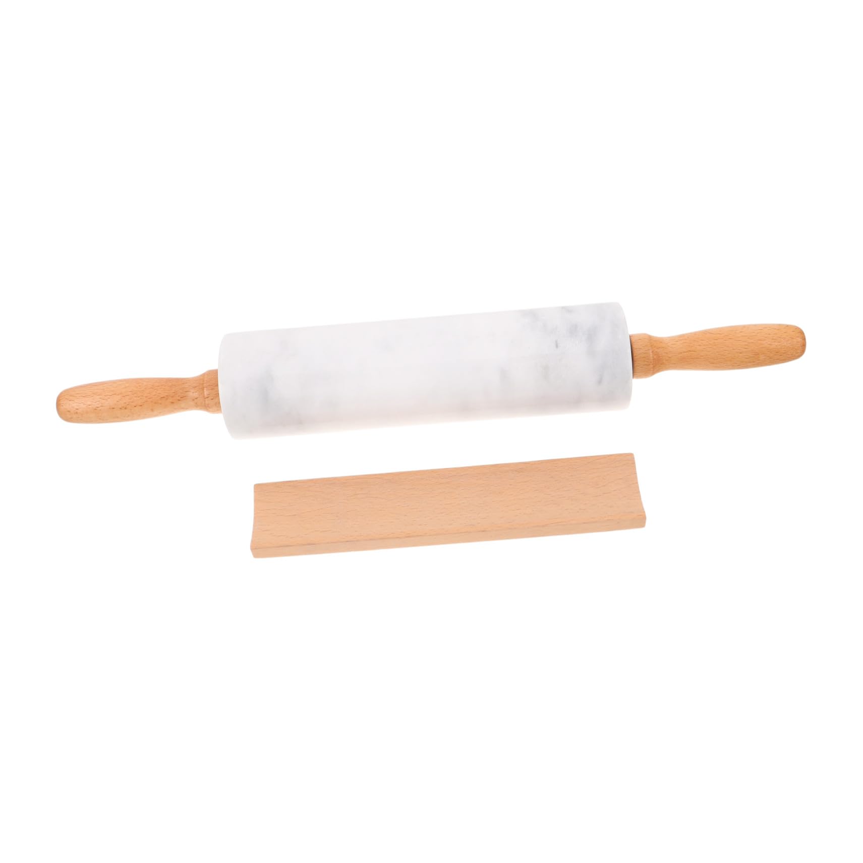 Ciieeo 3 Piezas Rodillo de Mármol para Masa Superficie Pulida y Antideslizante Rodillo Ergonómico para Pastelería Pasta Pizza y Pan Herramienta de Cocina Doméstica