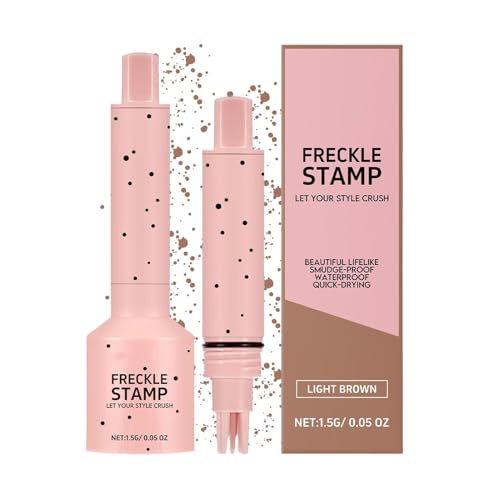Sello Para Pecas - Lapiz De Pecas Para El Rostro - Impermeable Natural y Duradero para Mujeres y Niñas Maquillaje Diario Cosplay y Fiestas