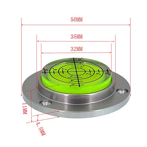 Aluminum Alloy Universal Level Instrument Level Level Level Water Bead Instrument Quasi Straight Through 50Mm Magnetic Bubble #TOP1