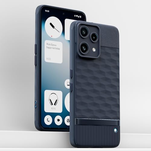 Image of Outlouders Back Cover for Nothing Phone 3a Lite 5G | Full Camera Protection | TPU Soft Flexible Shockproof Bumper Case (Blue)
