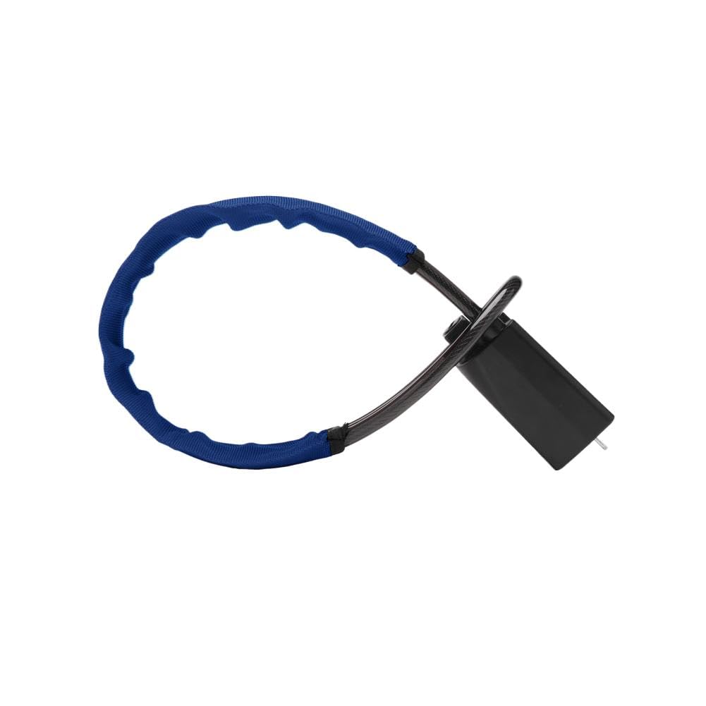Cvndts D Steering Wheel Lock Car Steering Wheel Anti-Theft Lock Seat Belt Buckle Retractable Steel Cable Seat Belt Lock(D)