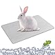 Kaninchen Kühlkissen,Hamster Kühlkissen,Kühlplatte,Kühlpad aus Aluminiumlegierung,Kühlbrett für Haustiere aus Aluminiumlegierung,Eisbett,Sommerkühlbrett,Sommer Kühlbrett für Haustiere 30x20cm Tokaneit