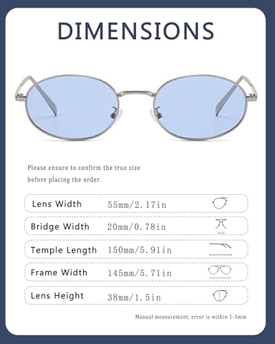 Image of Retro Oval Sunglasses for Women Men Trendy Gold Sun Glasses Vintage Metal Frame Shades