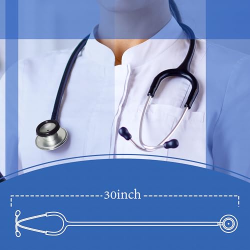 Image of OTICA Acoustic Lightweight Stethoscope for Doctors, Nurses, Students, Home Health Use, Adult, Dual Head, Aluminum Chestpiece (Brown)