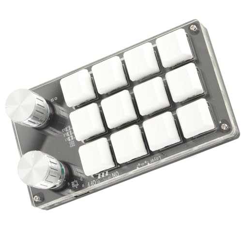 Clavier mécanique macro 12 touches finies les erreurs de frappe avec ce clavier de jeu à boutons