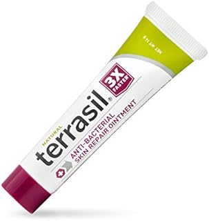Antibacterial Skin Repair, 3X Faster Natural Ingredients for Treatment of Fissures Folliculitis Angular Cheilitis Impetigo Chilblains Lichen Sclerosus Cellulitis by Terrasil (14 Gram)