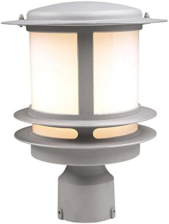 PLC Lighting 1896 SL Exterior Post Light, Silver