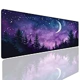 【GRAND TAPIS DE SOURIS】Le tapis de souris gamer est suffisamment grand pour offrir un large espace pour votre ordinateur portable, votre souris et votre clavier. Le tapis de souris panoramique ajoute de la couleur et du confort à votre espace de travail. Un grand tapis de souris xxl pour bureau est disponible pour toute surface plane, dure et de table
