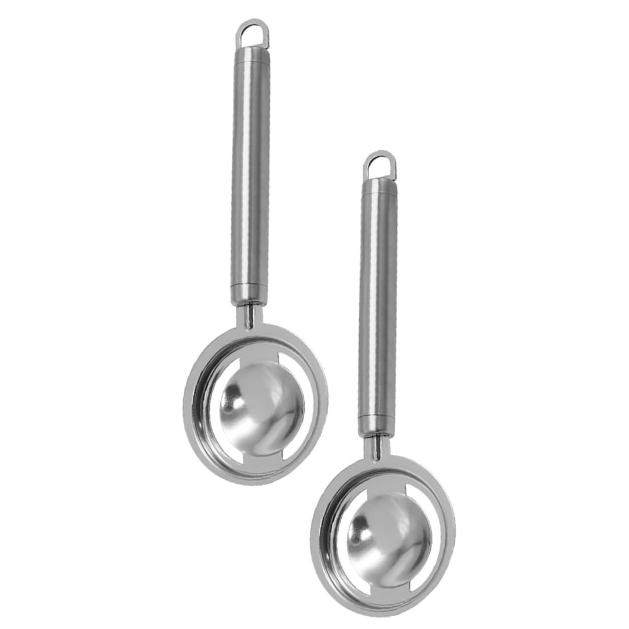 Hemobllo 2Pcs Egg Separators Egg White Filters Ergonomic Yolk Dividers for Clean Cooking Kitchen Supplies Stylish Design