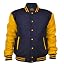Navy blue/golden