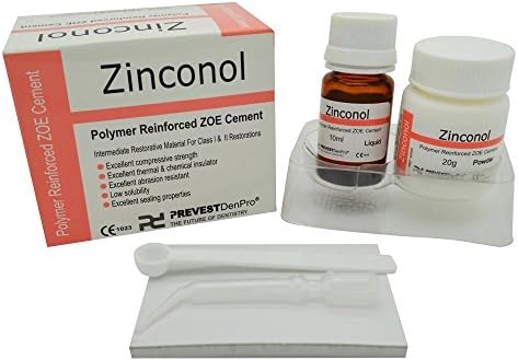 Zinconol Polymer Reinforced ZOE Cement - Intermediate Restorative Material For Class I & II Restorations. Buy Original Only at E-Retail Deals.