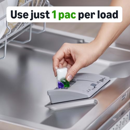 Amazon Basics Triple Action Dishwasher Pacs, Anti-spotting, Fresh Scent, 70 Count (Previously Presto!) - image 6
