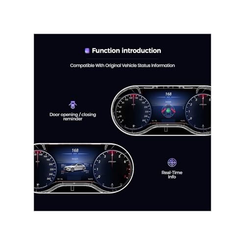 Elimine fallos analógicos con el panel de instrumentos digital LCD para Benz ML GL W164 5