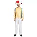 Produktbild thematys Super Mario Toad Mütze + Hose + Oberteil - Kostüm-Set für Erwachsene - perfekt für Fasching, Karneval & Cosplay - Free Size