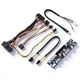 Power Supply Module 24 Pin DC 12V 300W, PC PSU Computer Power Supply Module with Connect/AUX/SATA Cable